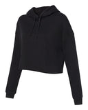 Independent Trading Co. - Women's Lightweight Cropped Hoodie Black