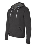 Independent Trading Co. - Unisex Lightweight Full Zip Hoodie Charcoal Heather