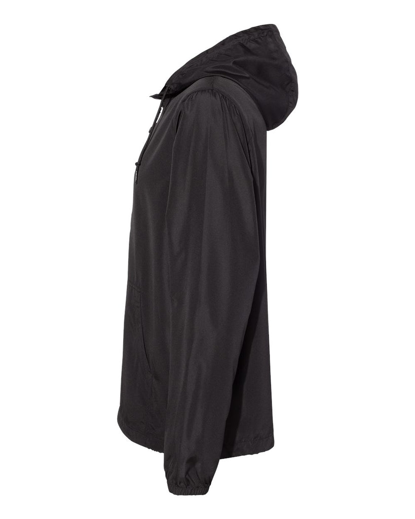 Black quarter zip windbreaker outlet