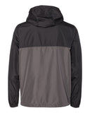 Independent Unisex Lightweight Windbreaker Full-Zip Jacket Graphite Black