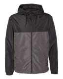 Independent Unisex Lightweight Windbreaker Full-Zip Jacket Graphite Black