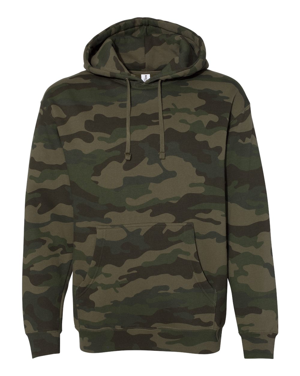 Independent Trading Co. Heavyweight Hooded Sweatshirt Forest Camo More Than Just Caps Clubhouse