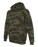 Independent Trading Co. Heavyweight Hooded Sweatshirt Forest Camo