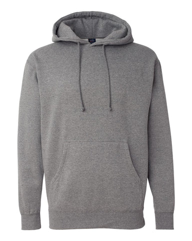 Independent Trading Co. Heavyweight Hooded Sweatshirt Gunmetal Heather