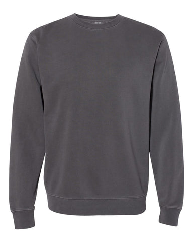 Independent Trading Co. Heavyweight Pigment-Dyed Crewneck Black