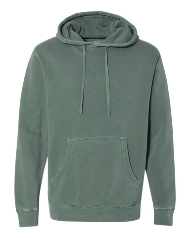 Independent Trading Co. Heavyweight Pigment-Dyed Hoodie Pigment Alpine Green