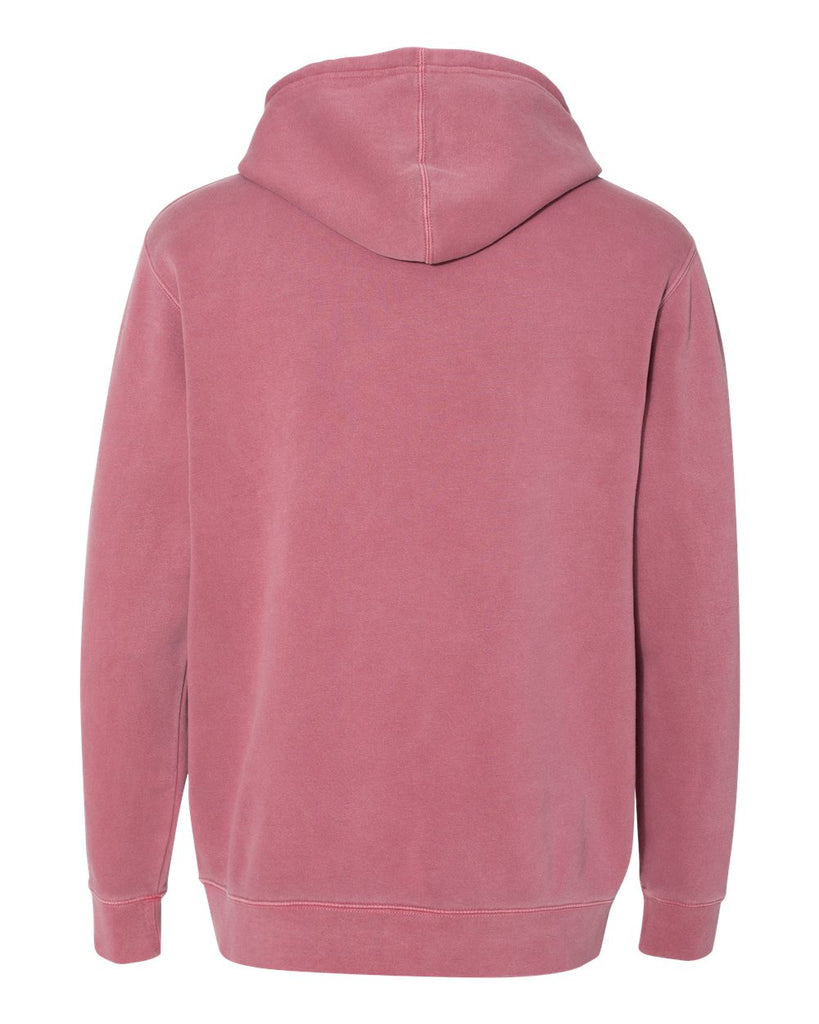 Independent Trading Co. Heavyweight Pigment Dyed Hoodie Pigment Maroon 3XL