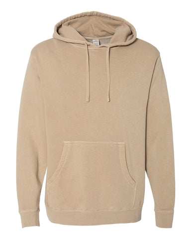 Independent Trading Co. Heavyweight Pigment-Dyed Hoodie Pigment Sandstone