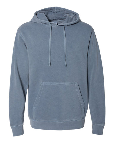 Independent Trading Co. Heavyweight Pigment-Dyed Hoodie Pigment Slate Blue