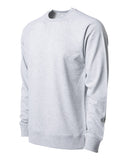 Independent Trading Co. Unisex Lightweight Loopback Terry Crewneck Athletic Heather