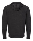 Independent Trading Co. - Icon Unisex Lightweight Loopback Terry Full Zip Hood Charcoal Heather