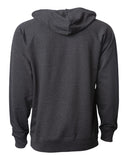 Independent Trading Co. - Icon Unisex Lightweight Loopback Terry Hood Charcoal Heather