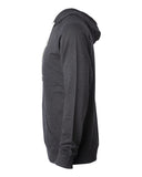 Independent Trading Co. - Icon Unisex Lightweight Loopback Terry Hood Charcoal Heather