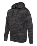 Independent Trading Co. Midweight Hooded Sweatshirt Black Camo