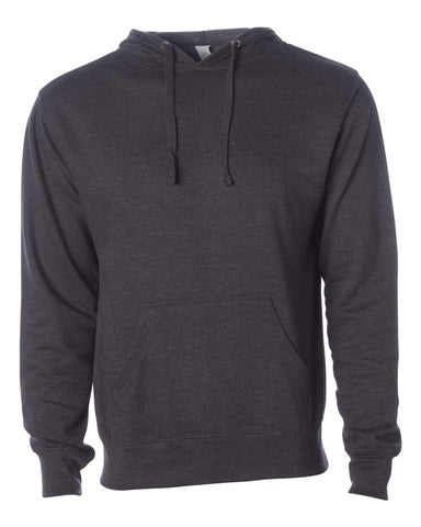 Independent Trading Co. Midweight Hooded Sweatshirt Charcoal Heather