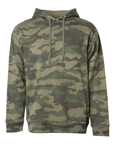 Independent Trading Co. Midweight Hooded Sweatshirt Army Camo