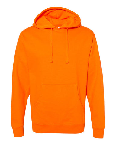 Independent Trading Co. Midweight Hooded Sweatshirt Safety Orange