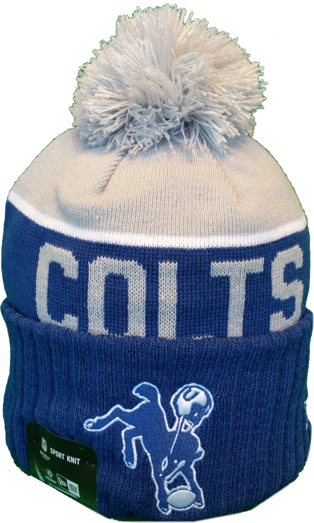 Indianapolis Colts Vintage Sideline Knit Pom Toque – More Than