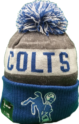 Indianapolis Colts Vintage 2016-2017 Sideline Knit Pom Toque