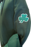 Harp Irish Hoodie Forest Green