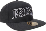 Irish Snapback Black White
