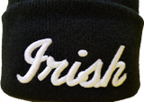 Irish Clover Pom Toque Black