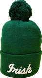 Irish Clover Pom Toque Green