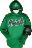 Irish Hoodie Script Kelly Green