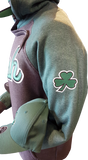 Irish Hoodie Premium Heathered Ring Spun Poly Cotton