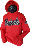 Irish Hoodie Script Red