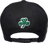 Irish Cap Big Script Snapback Black and Green