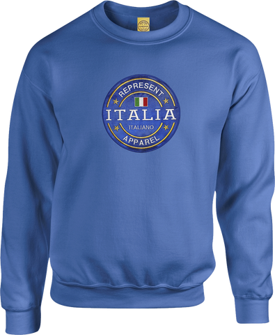 Italy Benchmark Crew Neck Sweater Royal