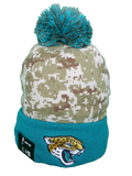 Jacksonville Jaguars Salute to Service Sideline Fleece Pom Toque