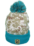 Jacksonville Jaguars Salute to Service Sideline Fleece Pom Toque