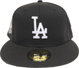 Los Angeles Dodgers New Era 59Fifty Fitted Black 40th Season Side Patch