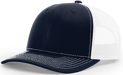 Richardson Mid Crown Trucker Cap Navy White