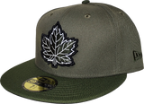 Canada Fitted Hat Mighty Maple 2 Tone Army Green
