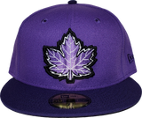 Canada Fitted Hat Mighty Maple 2 Tone Purple