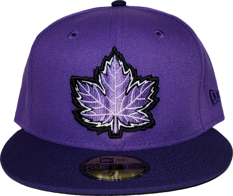 Canada Fitted Hat Mighty Maple 2 Tone Purple