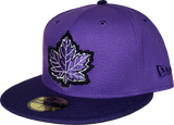 Canada Fitted Hat Mighty Maple 2 Tone Purple