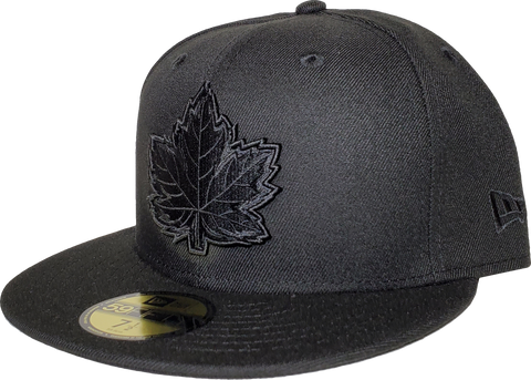 Canada Fitted Hat Mighty Maple Blackout
