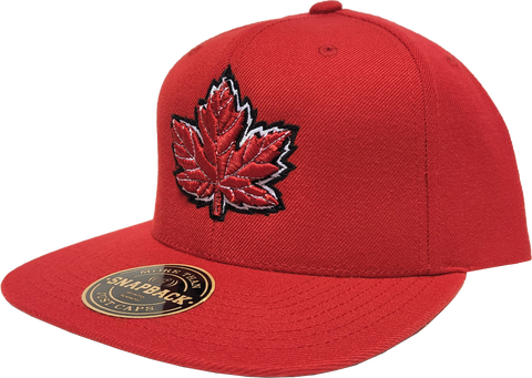 Canada Mighty Maple Snapback Red