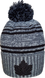 Mighty Maple Fleece Lined Toque Grey Black