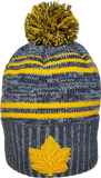 Mighty Maple Fleece Lined Toque Grey Gold