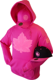 Tonal Canada Hoodie Mighty Maple Hot Pink