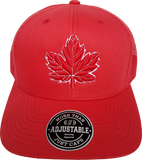 Mighty Maple Canada Trucker Cap  Red and White