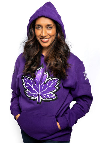 Mighty Maple Canada Hoodie Purple