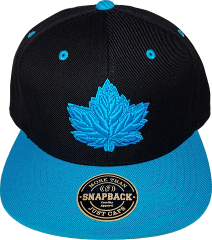 Canada Mighty Maple Black Blue Tonal Snapback
