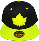Canada Mighty Maple Black Neon Yellow Tonal Snapback