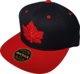 Canada Mighty Maple Black Red Tonal Snapback